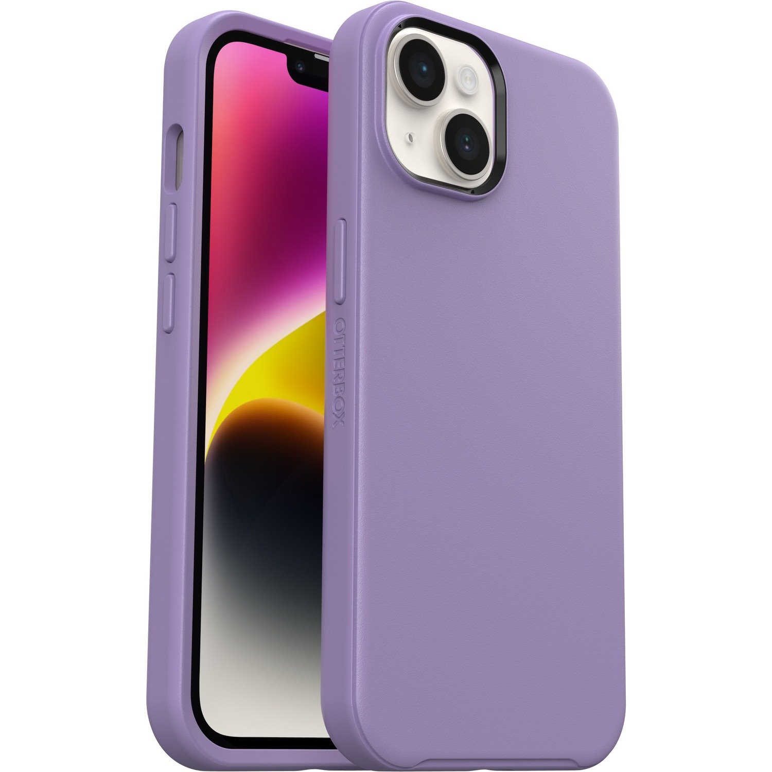 OtterBox Symmetry Case for Apple iPhone 14, iPhone 13 Smartphone - You Lilac It (Purple)