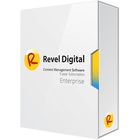 ViewSonic Revel Digital CMS Enterprise - Subscription Plan License Key - 1 Device - 5 Year