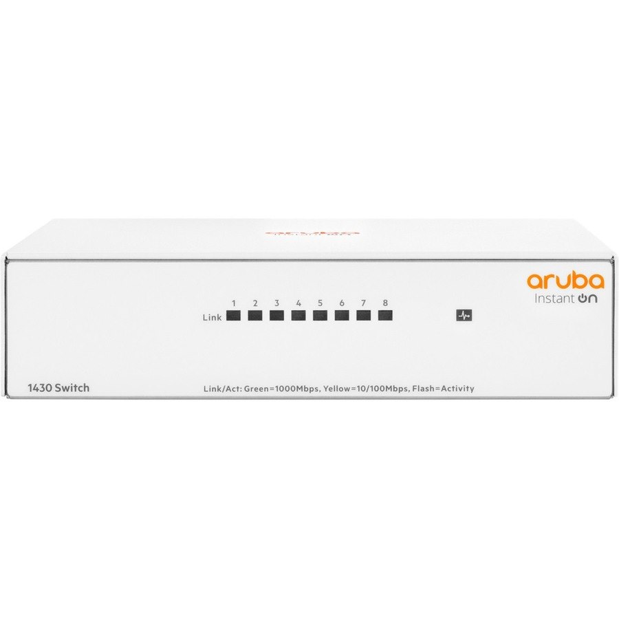 Aruba Instant On 1430 8 Ports Ethernet Switch - Gigabit Ethernet - 10/100/1000Base-T