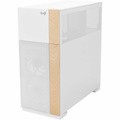 In Win IW-CS-F5WHI-3AN140P Computer Case - EATX, ATX Motherboard Supported - Full-tower - SECC, Tempered Glass, Wood - White