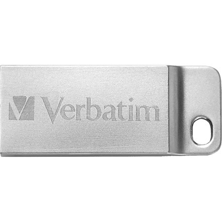 Verbatim 32GB Metal Executive USB Flash Drive - Silver
