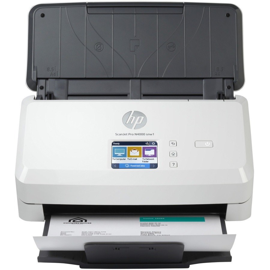 HP ScanJet Pro N4000 snw1 Sheetfed Scanner - 600 dpi Optical