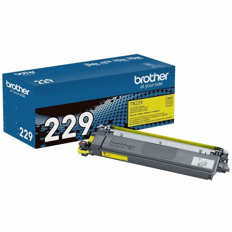 Brother Genuine TN229Y Standard Yield Yellow Toner Cartridge