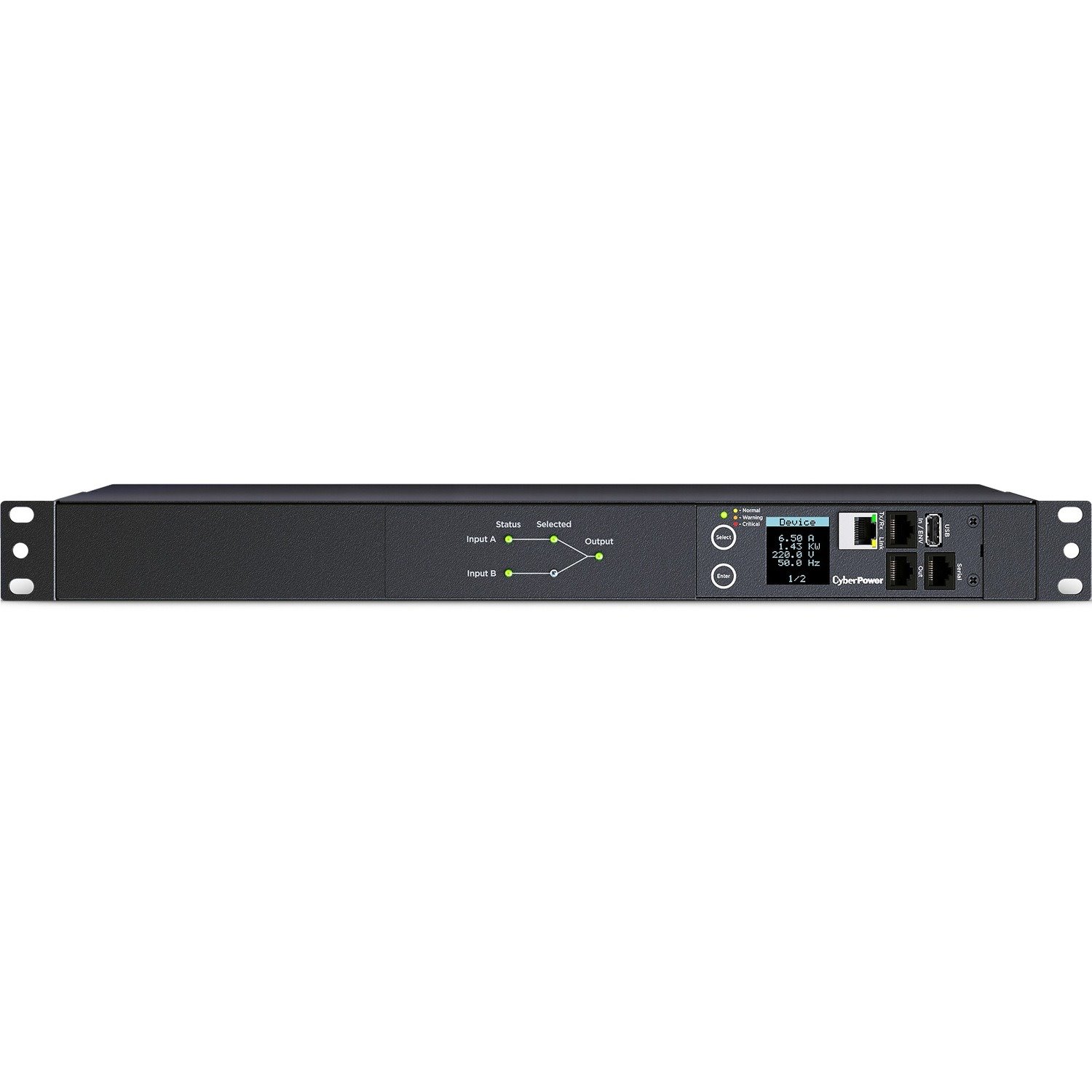 CyberPower Switched ATS PDU PDU44005 10-Outlets PDU