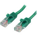 StarTech.com 0.5m Green Cat5e Patch Cable with Snagless RJ45 Connectors - Short Ethernet Cable - 0.5 m Cat 5e UTP Cable