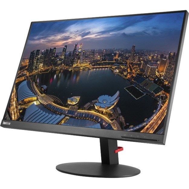 Lenovo ThinkVision T24d 24" Class WUXGA LCD Monitor - 16:10 - Glossy Black