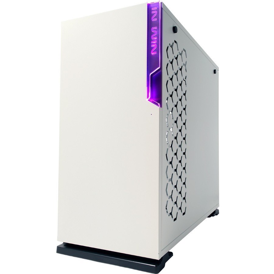 In Win 101C Gaming Computer Case - ATX, Micro ATX, Mini ITX Motherboard Supported - Mid-tower - SECC, Acrylonitrile Butadiene Styrene (ABS), Polycarbonate, Tempered Glass - White