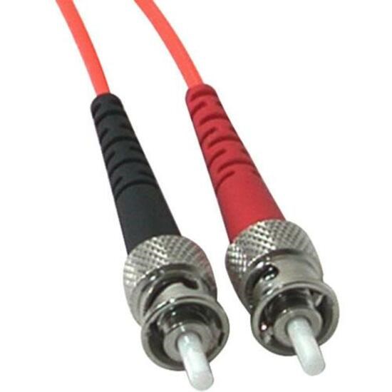 C2G 5m LC-ST 62.5/125 OM1 Duplex Multimode PVC Fiber Optic Cable - Orange
