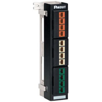 PANDUIT NetKey 12-Port Modular Faceplate Patch Panel