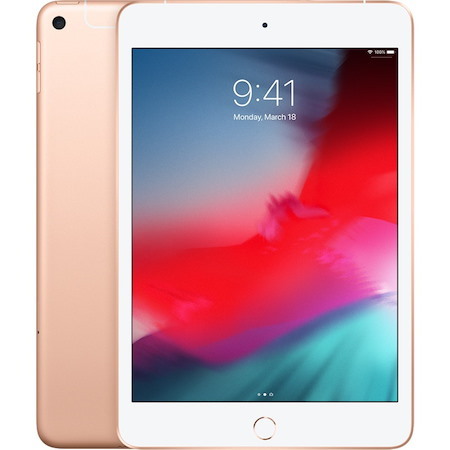 Apple iPad mini (5th Generation) Tablet - 7.9" - Apple A12 Bionic - 64 GB Storage - iOS 12 - 4G - Gold