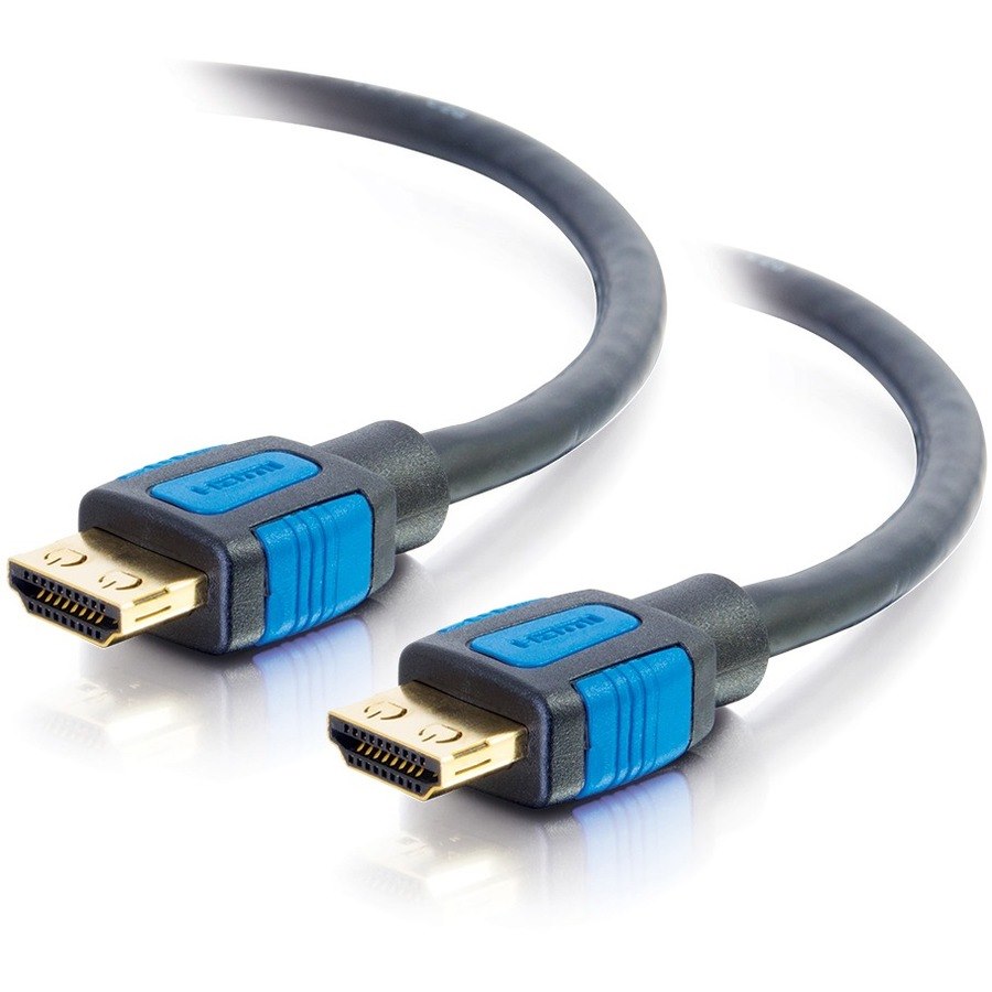 C2G 25ft HDMI Cable with Gripping Connectors - High Speed 4K HDMI Cable - 4K 30Hz - M/M