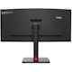 Lenovo ThinkVision T34w-30 34" Class Webcam UW-QHD Curved Screen LED Monitor - 21:9 - Raven Black