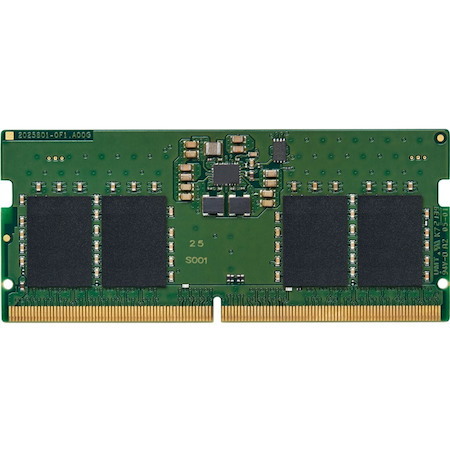 Kingston RAM Module for Notebook - 8 GB - DDR5-5600/PC5-44800 DDR5 SDRAM - 5600 MHz Single-rank Memory - CL46 - 1.10 V