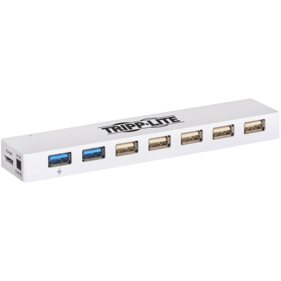 Tripp Lite by Eaton 7-Port USB 3.x (5Gbps) / USB 2.0 Combo Hub - USB Charging 2 USB 3.x & 5 USB 2.0 Ports