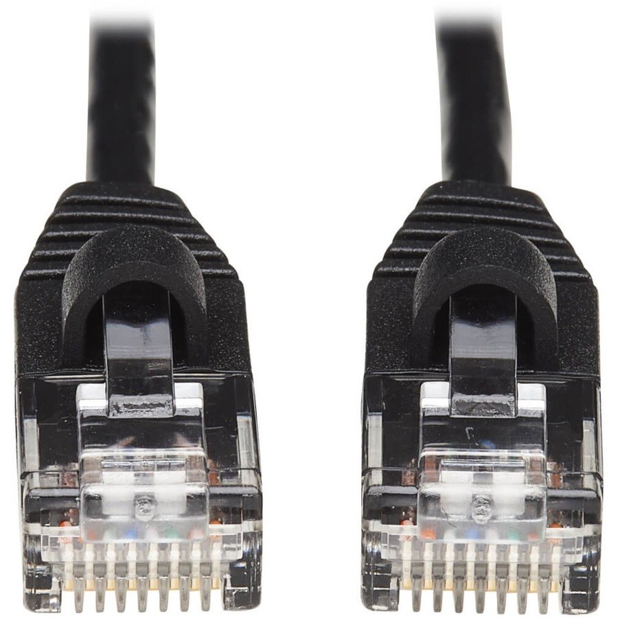 Eaton Tripp Lite Series Cat6a 10G Snagless Molded Slim UTP Ethernet Cable (RJ45 M/M), Black, 20 ft. (6.09 m)