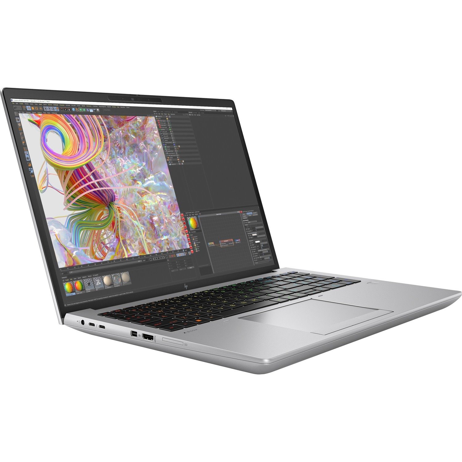 HP ZBook Fury G9 LTE Advanced, UMTS, DC-HSPA+, HSPA+ 16" Touchscreen Mobile Workstation - 4K - 3840 x 2400 - Intel Core i7 12th Gen i7-12850HX Octa-core (8 Core) 2.10 GHz - 32 GB Total RAM - 1 TB SSD