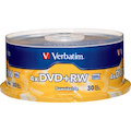 Verbatim 94834 DVD Rewritable Media - DVD+RW - 4x - 4.70 GB - 30 Pack Spindle