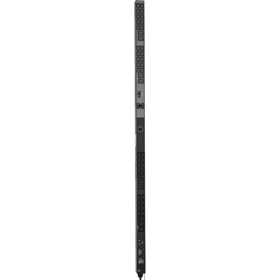 Tripp Lite by Eaton 5.8kW Single-Phase Local Metered PDU, 200-240V Outlets (8 C19 and 40 C13), L6-30P, 10 ft. (3.05 m) Cord, 0U Vertical, TAA, 70 in.