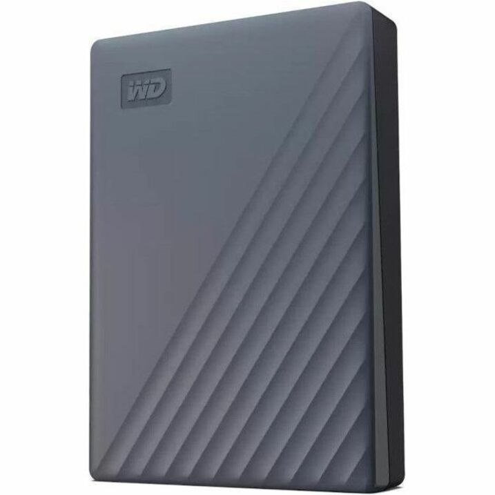 WD My Passport WDBRMD0040BGY-WESN 4 TB Portable Hard Drive - External - Silicon Gray