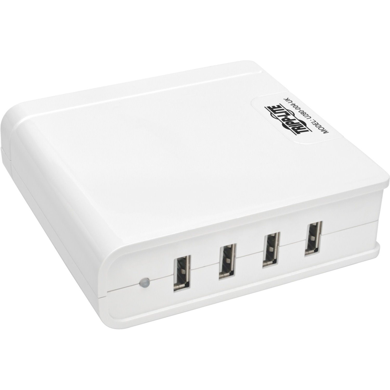 Tripp Lite by Eaton 4-Port USB Charging Station, 5V 6A/30W USB Charger Output, UK Version
