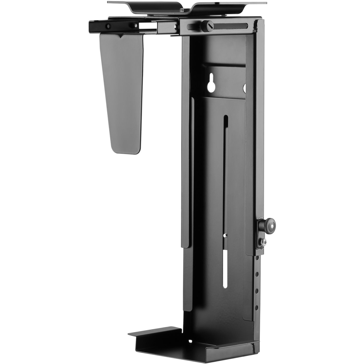 Newstar Swivel Under Desk & On-Wall PC Mount (Suitable PC Dimensions - Height: 30-53 cm / Width: 9-20 cm) - Black