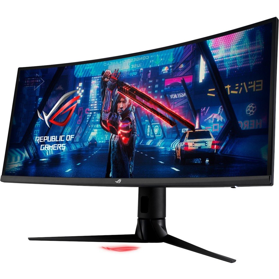 Asus ROG Strix XG349C 34" Class UW-QHD Curved Screen Gaming LCD Monitor - 21:9 - Black