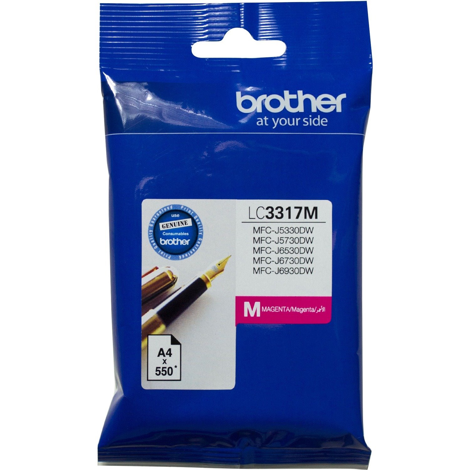 Brother LC3317M Original Standard Yield Inkjet Ink Cartridge - Magenta Pack