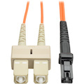 Eaton Tripp Lite Series Duplex Multimode 62.5/125 Fiber Patch Cable (MTRJ/SC), 30M (100 ft.)