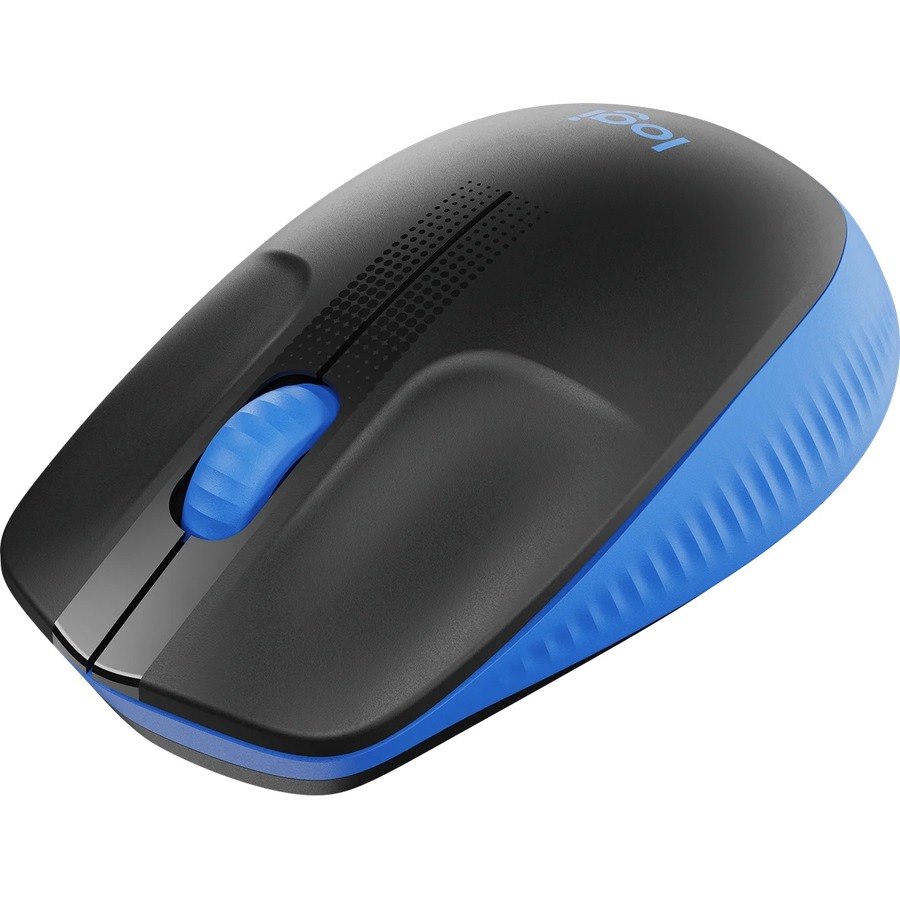 Logitech M190 Full-size Mouse - USB - Optical - 3 Button(s) - Blue