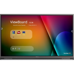 ViewSonic IFP7552-1C 75 Inch 4K Ultra HD Interactive Flat Panel Display with Integrated Microphone and USB-C