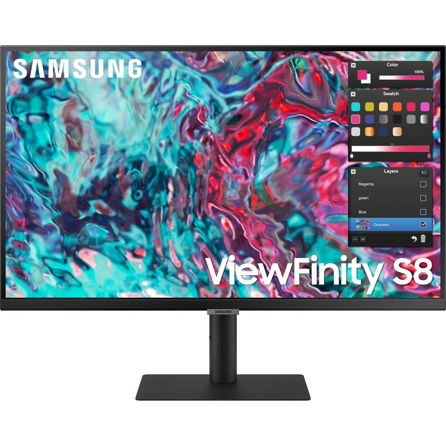 Samsung ViewFinity S27B800TGN 27" Class 4K UHD LCD Monitor - 16:9 - Black