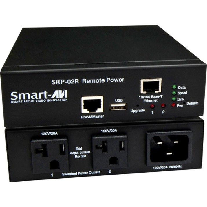 SmartAVI SRP-02RAU 2-Outlet PDU