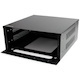 StarTech.com Wallmount Server Rack - Low-Profile Cabinet for Servers with Vertical Mounting - 4U