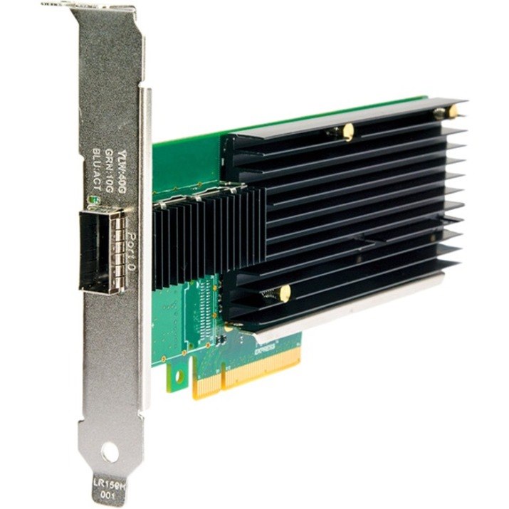 Axiom 40Gbs Single Port QSFP+ PCIe 3.0 x8 NIC Card - PCIE3-1QSFP-AX
