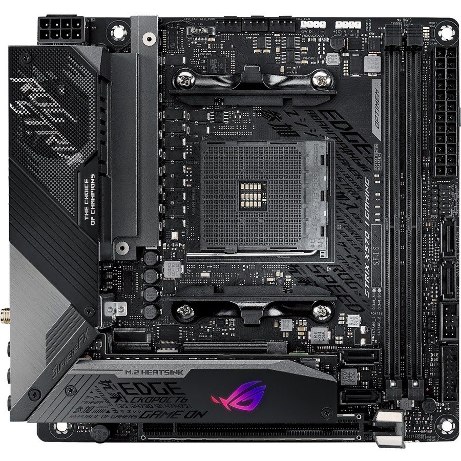 Asus ROG Strix Strix X570-I Gaming Desktop Motherboard - AMD X570 Chipset - Socket AM4 - Mini ITX
