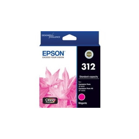 Epson Claria Photo HD 312 Original Standard Yield Inkjet Ink Cartridge - Magenta - 1 Pack