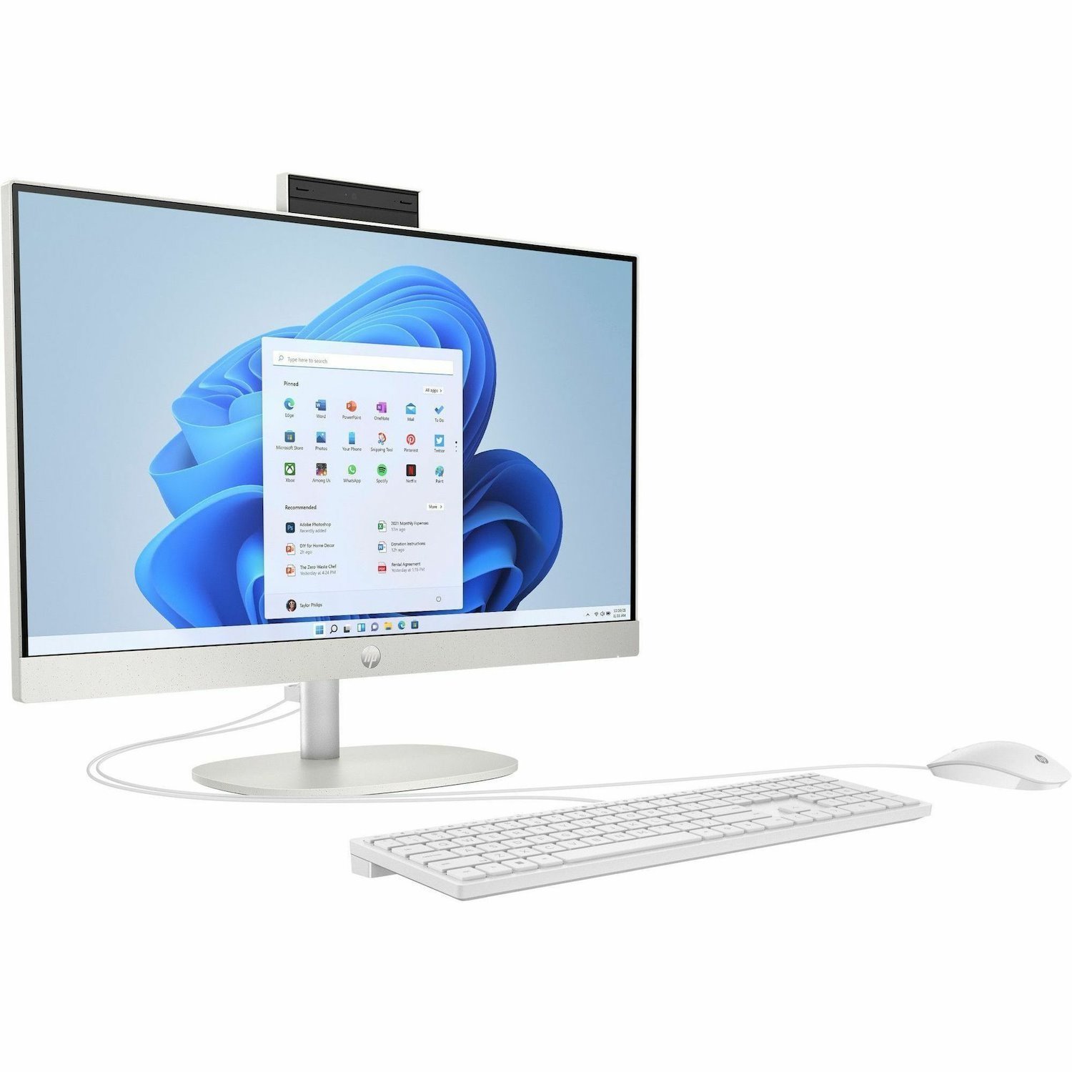 HPI SOURCING - CERTIFIED PRE-OWNED 24-cr0000a 24-cr0077c All-in-One Computer - AMD Ryzen 5 7520U - 8 GB - 512 GB SSD - 23.8" Full HD - Desktop - Shell White - Refurbished