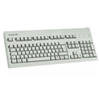 CHERRY G80-3000 Keyboard - Cable Connectivity - USB Interface - German - Light Grey