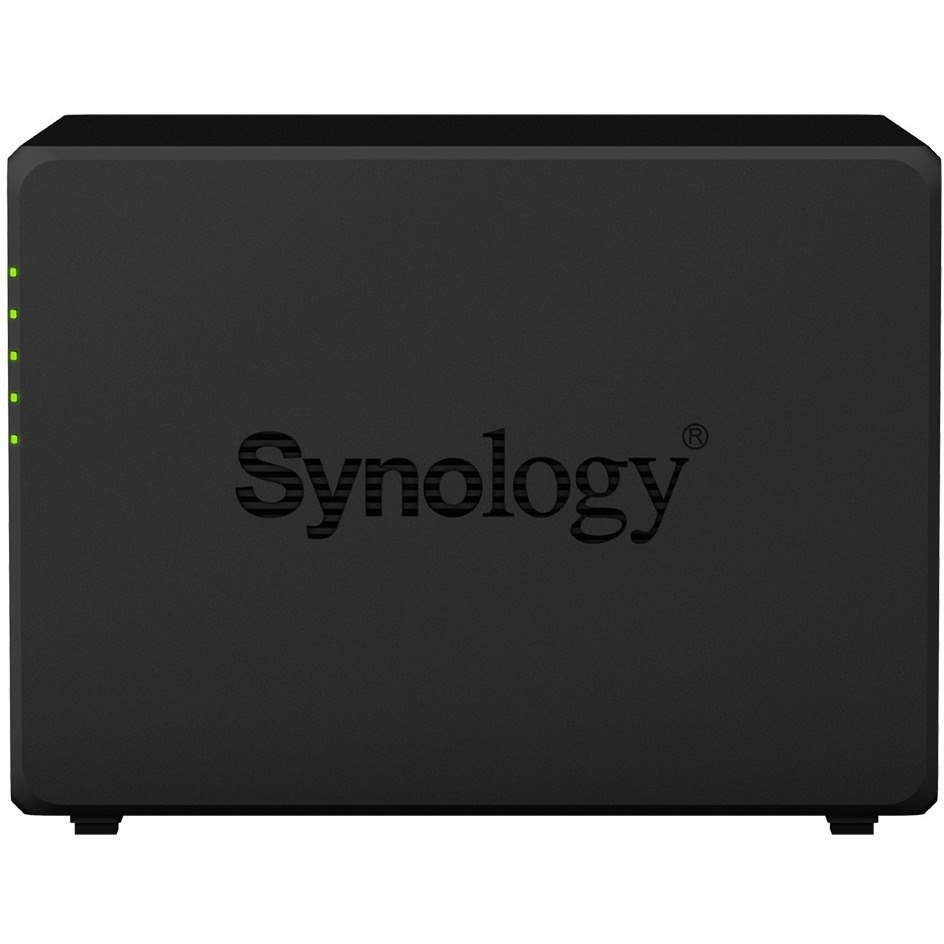 Synology DiskStation DS418 4 x Total Bays SAN/NAS Storage System - Realtek Quad-core (4 Core) 1.40 GHz - 2 GB RAM - DDR4 SDRAM Desktop