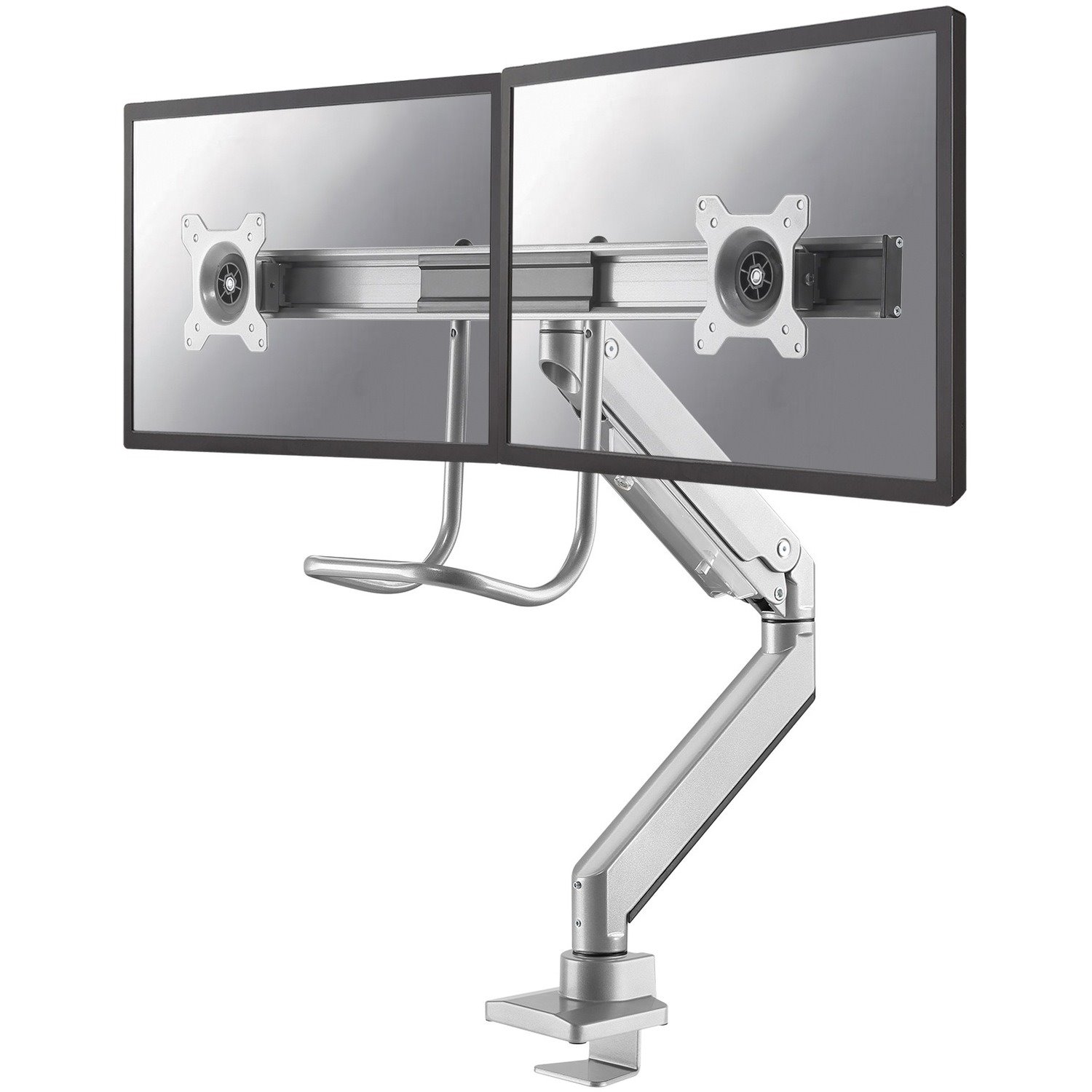 Neomounts by Newstar Neomounts Pro NM-D775DXSILVER Desk Mount for Flat Panel Display - Silver