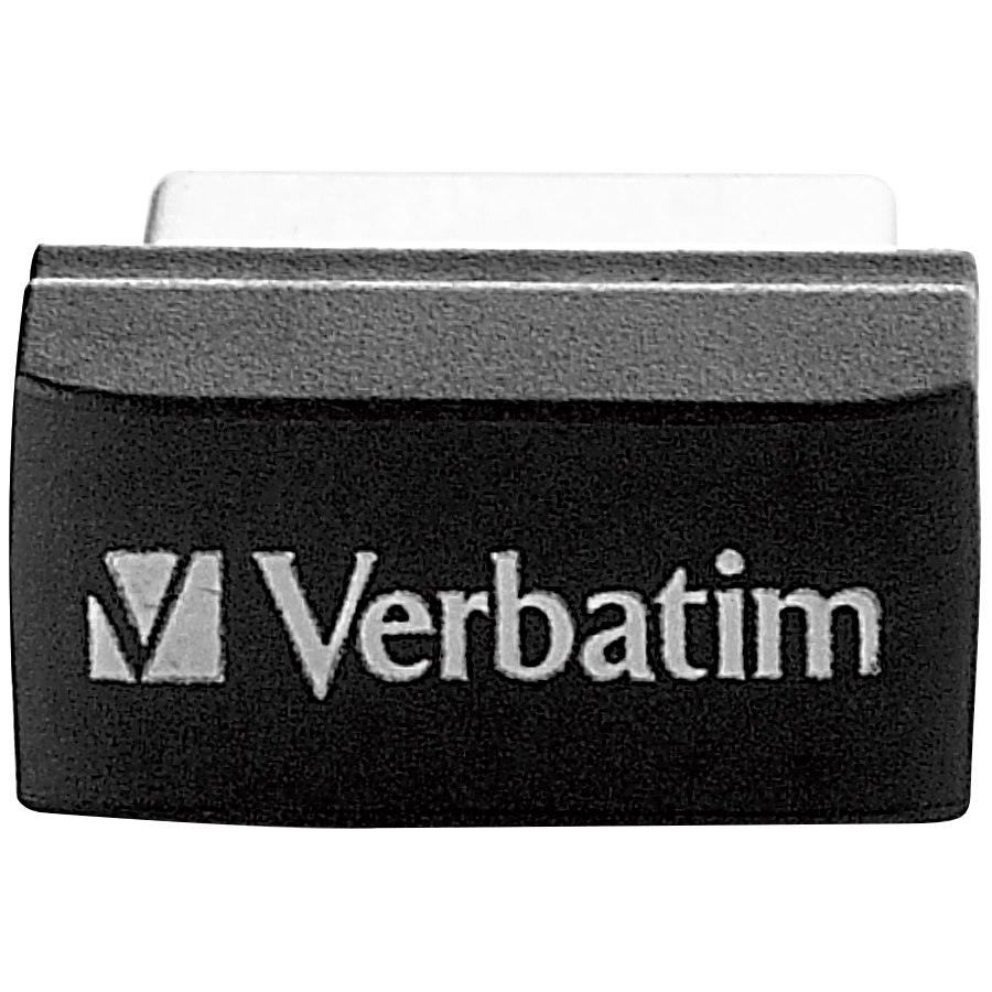Verbatim 64GB Store 'n' Stay Nano USB Flash Drive - Black
