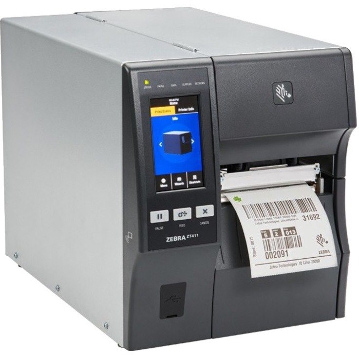 Buy Zebra Zt411 Industrial Direct Thermalthermal Transfer Printer Monochrome Label Print 5832