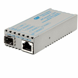 Omnitron Systems miConverter GX/T 10/100/1000BASE-T to 1000BASE-X Ethernet Media Converter