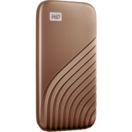 WD My Passport WDBAGF0010BGD-WESN 1 TB Portable Solid State Drive - External - Gold