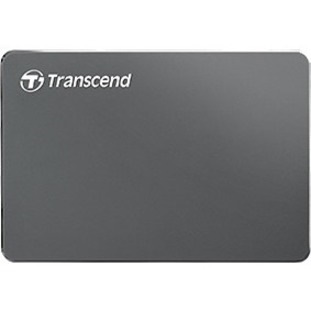 Transcend StoreJet 25C3 2 TB Portable Hard Drive - 2.5" External - SATA - Iron Gray
