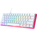 HP HyperX Alloy Origins 60 - Mechanical Gaming Keyboard - Ultra Compact 60% Form Factor - Linear Red Switch - Double Shot PBT Keycaps - RGB Led Backlit - Ngenuity Software Compatible - Pink