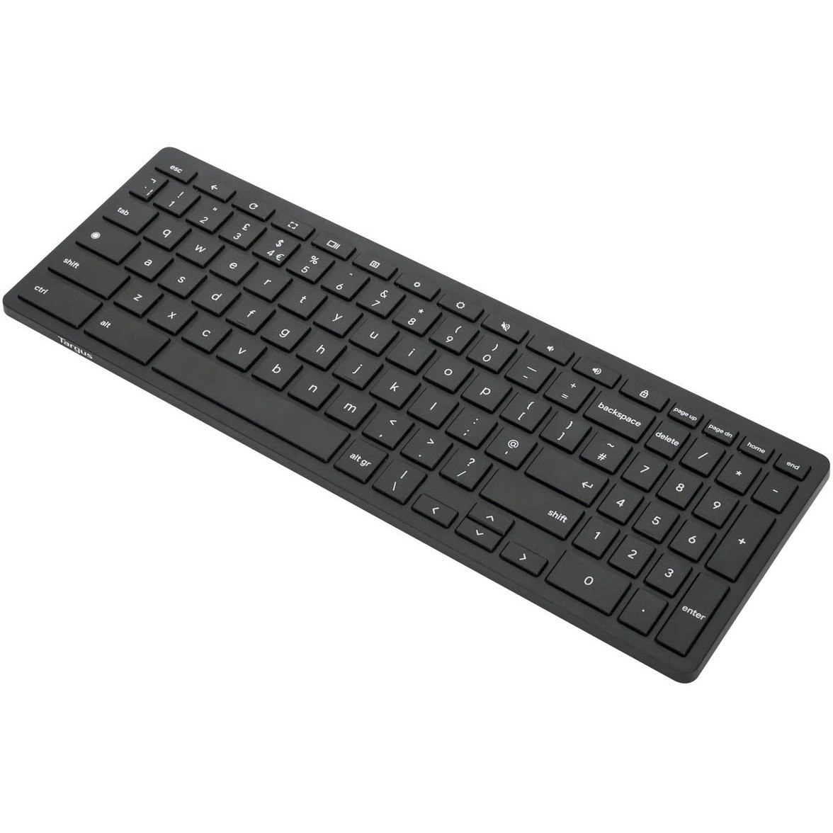 Targus AKB872UK Keyboard - Wireless Connectivity - English (UK) - QWERTY Layout - Black
