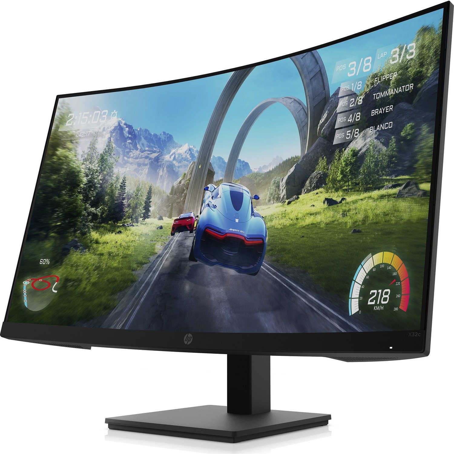 HP X32C 80 cm (31.5") Full HD Curved Screen Edge LED Gaming LCD Monitor - 16:9