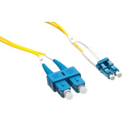 Axiom LC/SC Singlemode Duplex OS2 9/125 Fiber Optic Cable 80m