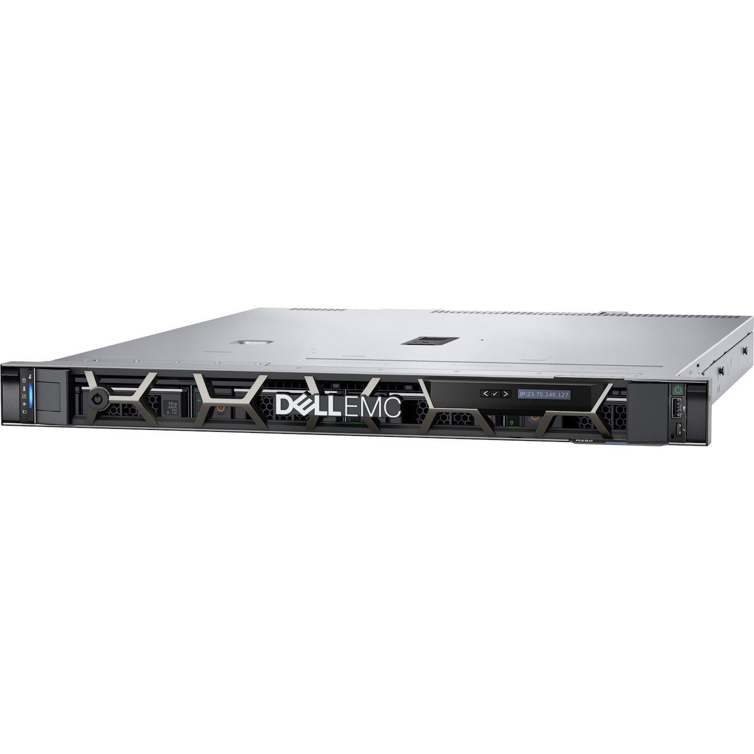 Dell EMC PowerEdge R250 1U Rack Server - 1 x Intel Xeon E-2334 3.40 GHz - 16 GB RAM - 2 TB HDD - (1 x 2TB) HDD Configuration - 12Gb/s SAS Controller